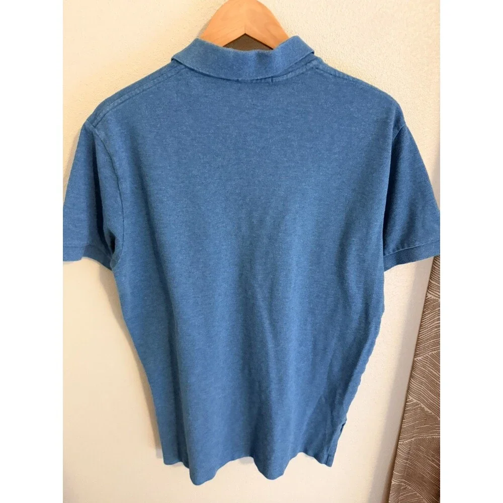 Men's Sz M RALPH LAUREN POLO Short Sleeve Polo Shirt Blue golf work office